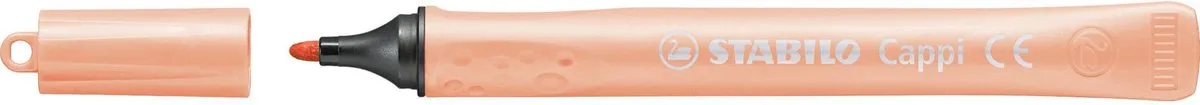 STABILO Cappi Viltstift 24 Kleuren - Etui met Dopringen