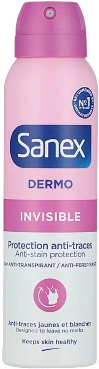 Sanex Dermo Invisible Deodorant Spray 300ml - 2 Stuks