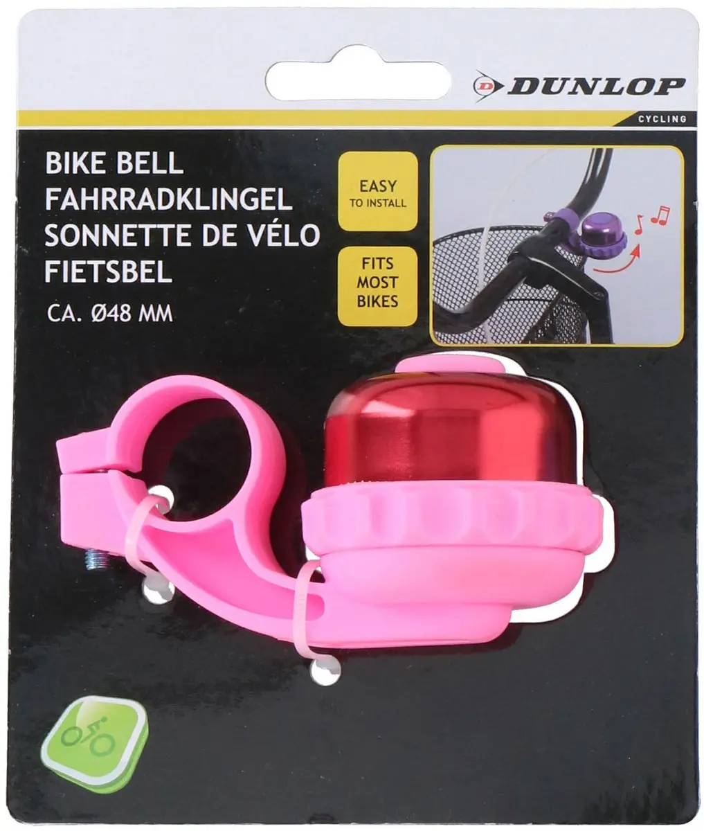 Dunlop Fietsbel D48mm Aluminium - Rood