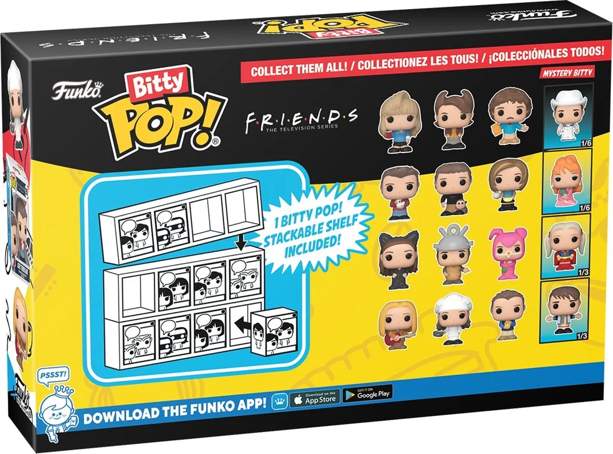 Funko Bitty Pop! Friends 80's Rachel 4-pack - Multi
