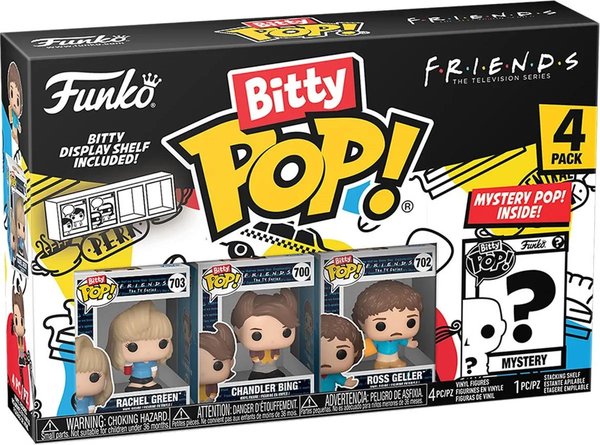 Funko Bitty Pop! Friends 80's Rachel 4-pack - Multi - afbeelding 6 van 6