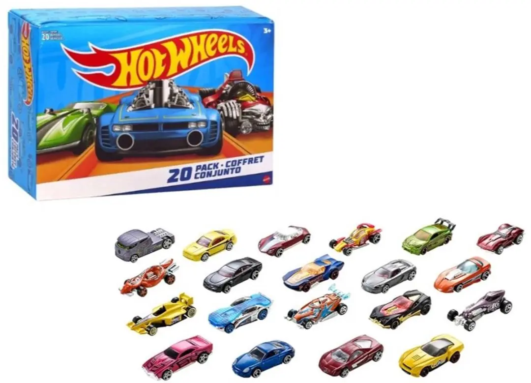 Hot Wheels 20 Metalen Auto's Set