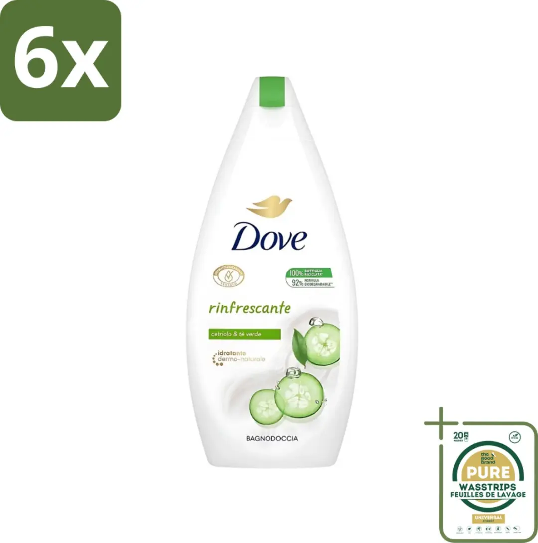 Dove Refreshing Douchegel Komkommer & Groene thee
