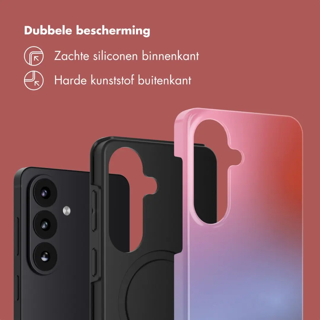 Selencia Gradient Soft Blush Hoesje voor Samsung Galaxy S26 FE - MagSafe