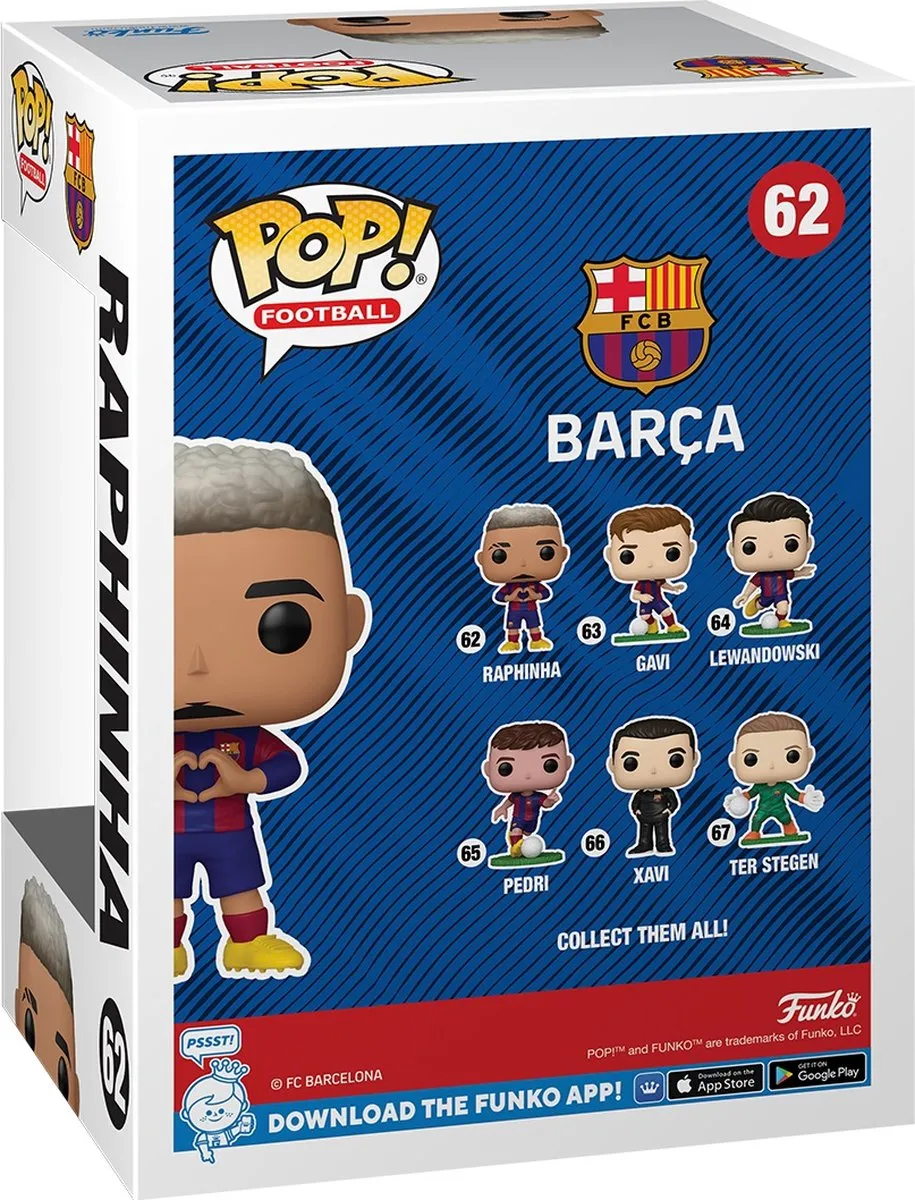 Funko Pop! Football Barca - Raphinha #62 - Multicolor