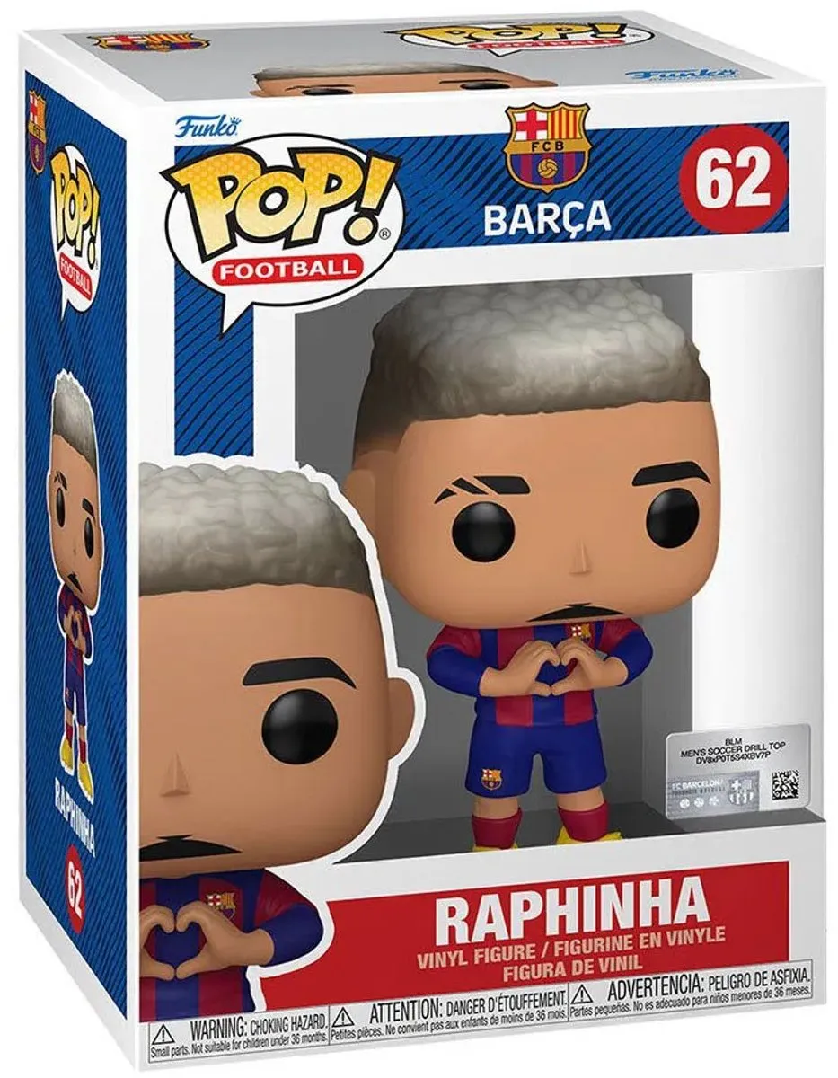 Funko Pop! Football Barca - Raphinha #62 - Multicolor - afbeelding 6 van 6