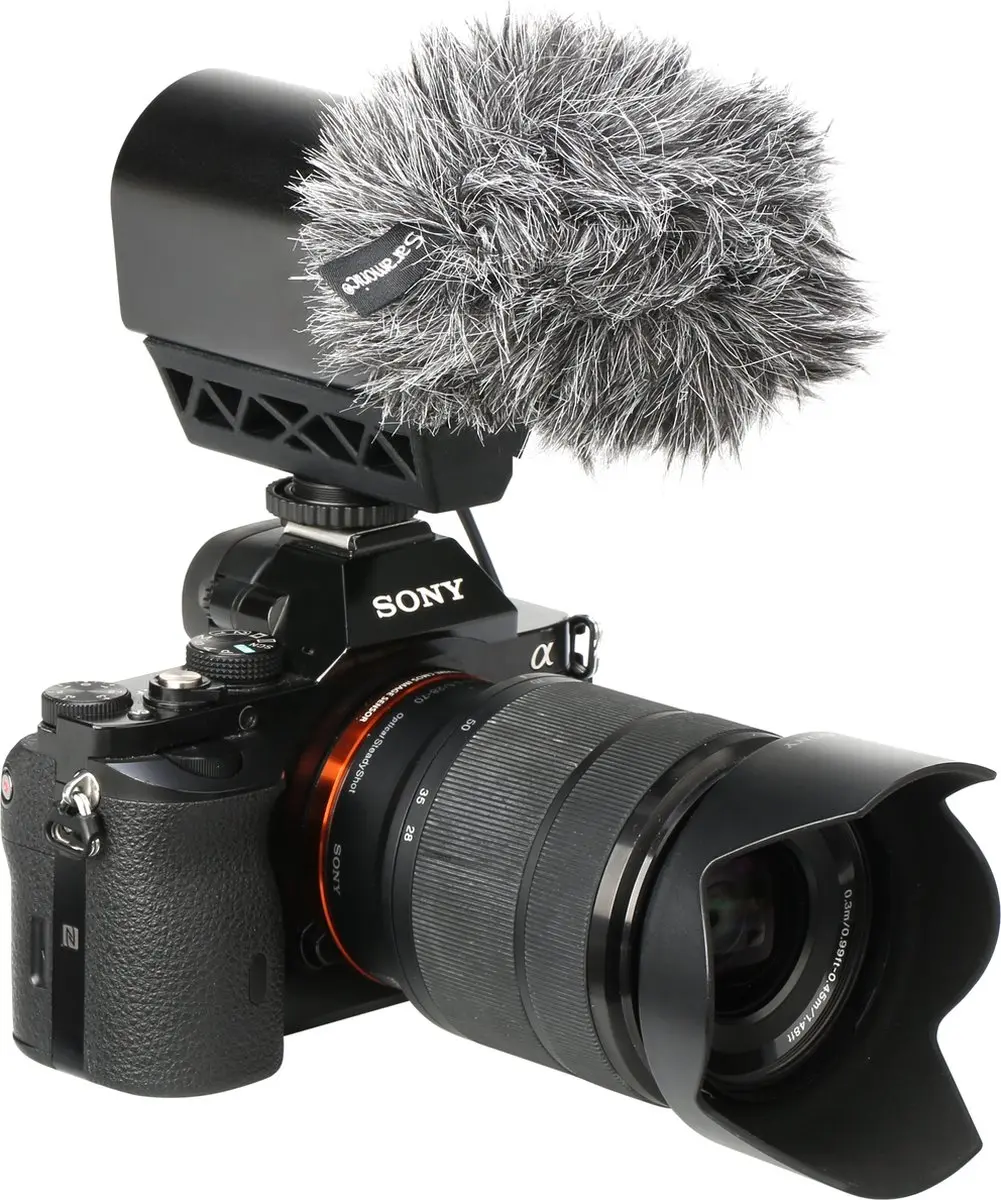 Saramonic VMIC-WS-S Furry Windshield - Grijs