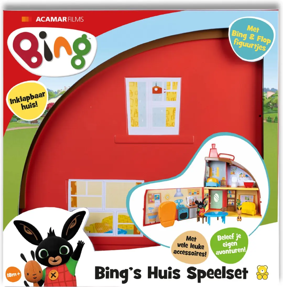 Bing Bing's Huis Speelset BI3583 - Multikleur