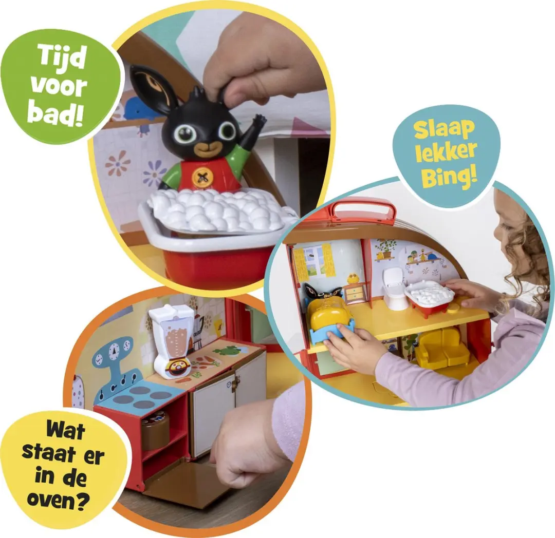 Bing Bing's Huis Speelset BI3583 - Multikleur