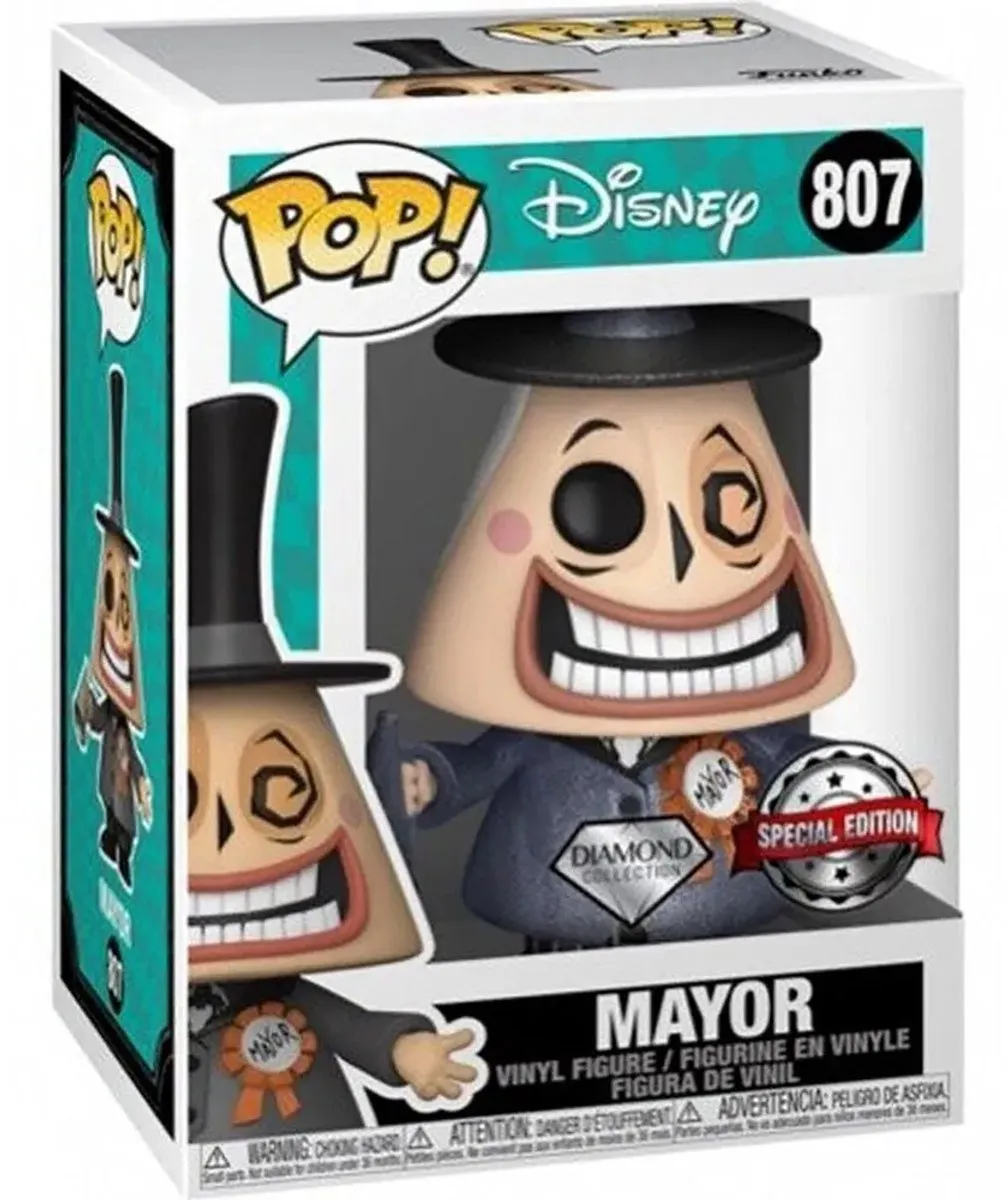 Funko Pop! Mayor Diamond Glitter Exclusive - POP N° 807 - afbeelding 6 van 6