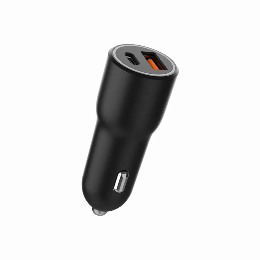 Gembird TA-UC-AC2PDQC38-CAR-01 Auto Oplader 38W - Zwart