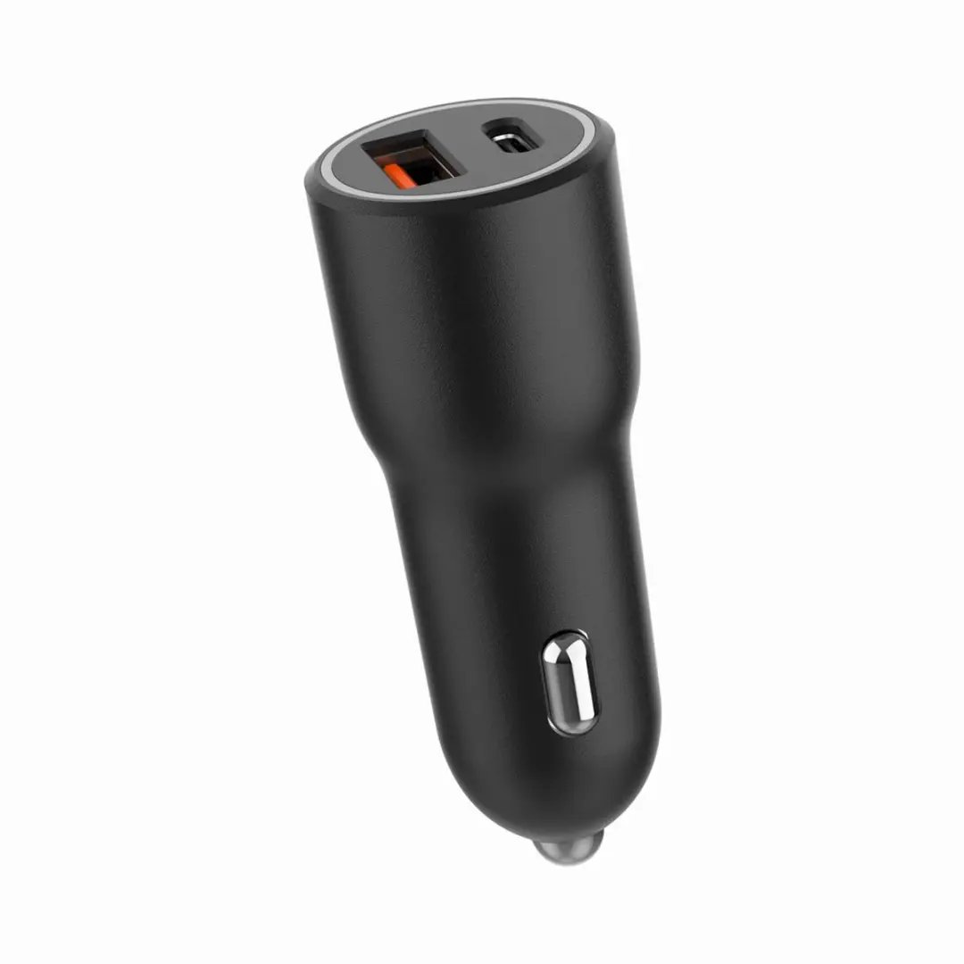 Gembird TA-UC-AC2PDQC38-CAR-01 Auto Oplader 38W - Zwart
