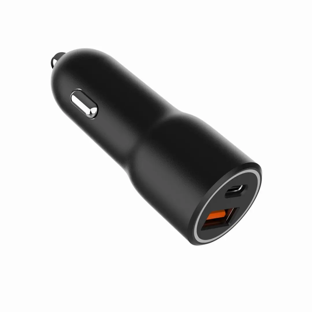 Gembird TA-UC-AC2PDQC38-CAR-01 Auto Oplader 38W - Zwart