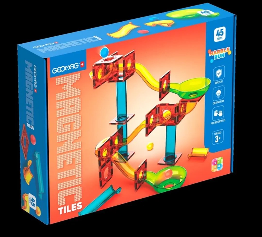 Geomag Magnetic Tiles Marble Run - 2 Baandelen - Meerkleurig