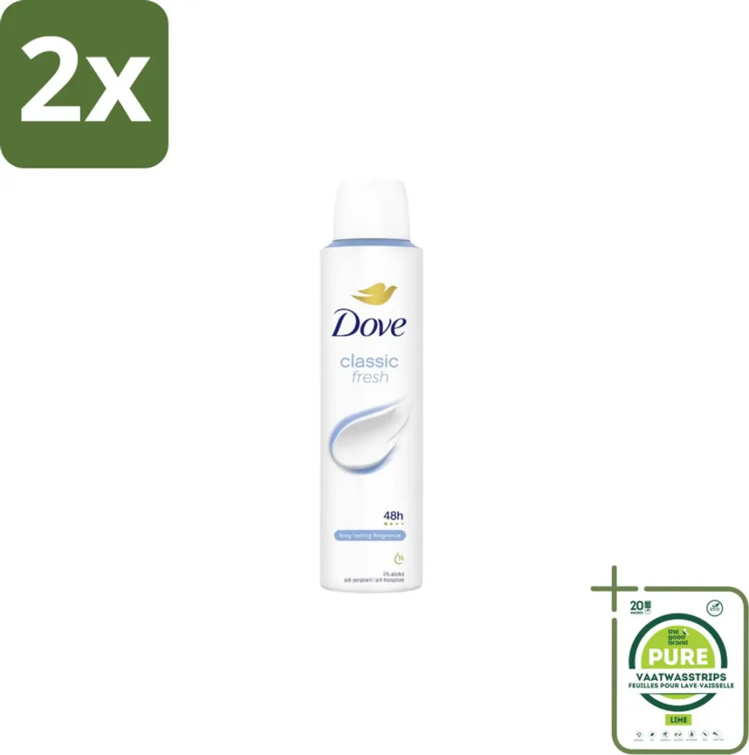 Dove Classic Fresh Deodorant Spray 400ml
