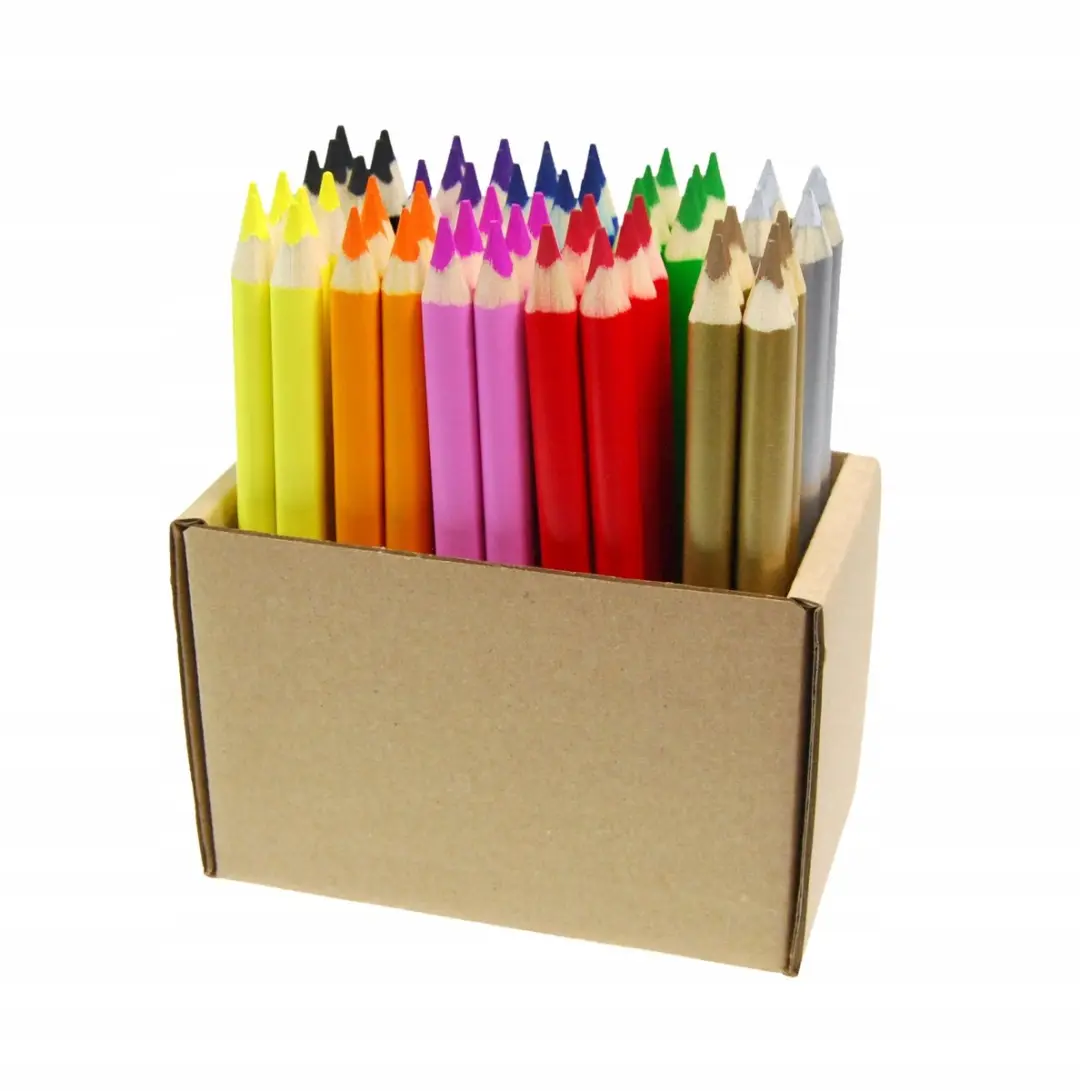 Bambino Jumbo Kleurpotloden Set 60 Stuks - Driehoekig - Multicolor