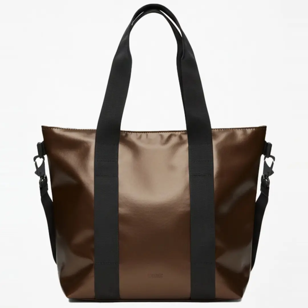 Rains Tote Bag Mini W3 - Bruin - afbeelding 6 van 6