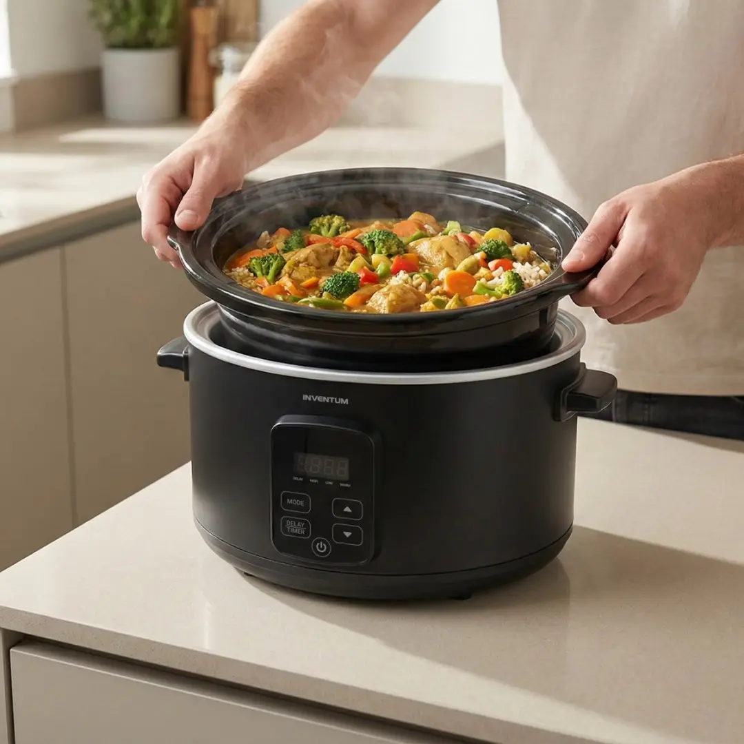 Inventum SC601B Slowcooker 6L - Zwart