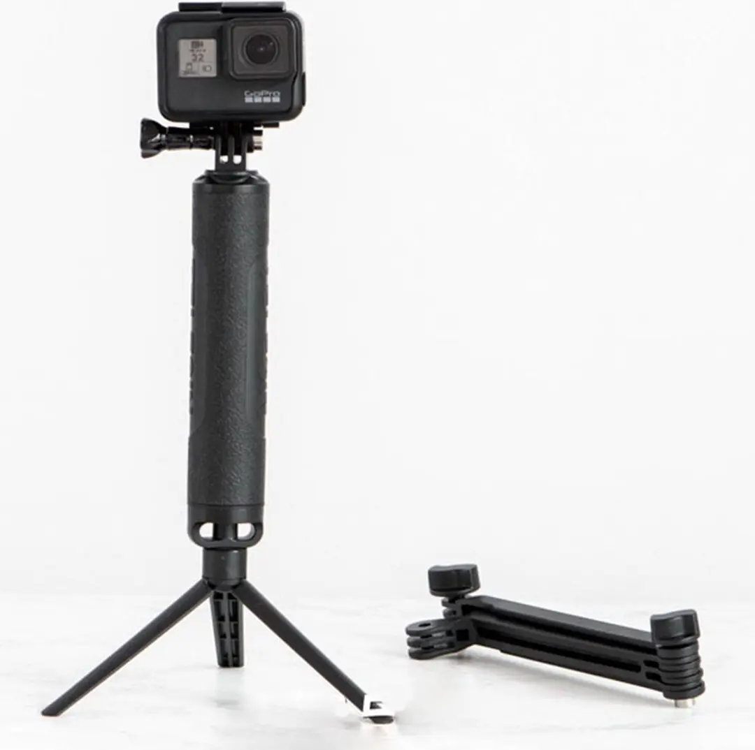 Telesin 3-Weg Selfiestick GP-MFW-300 - GoPro - 0,5 kg - Zwart