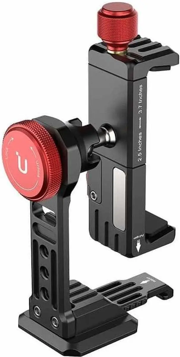 Ulanzi ST-14 Telefoonhouder Kogelkop - Universeel - Zwart/Rood