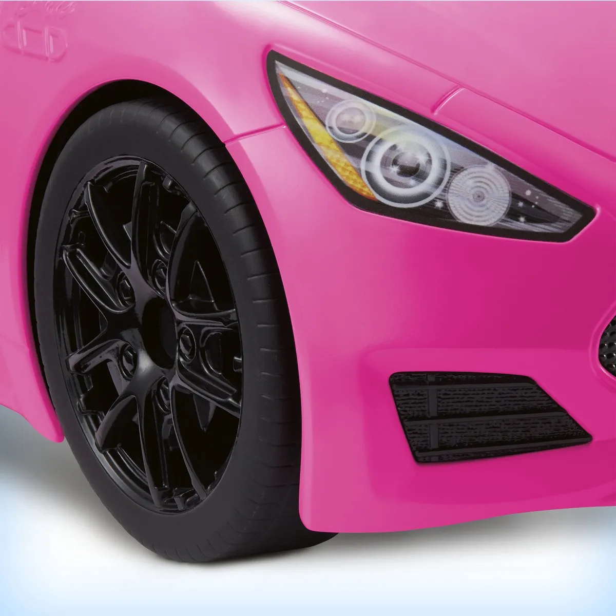 Barbie Glam Cabrio Auto HBT92 - Poppenvoertuig - Zwart/Roze