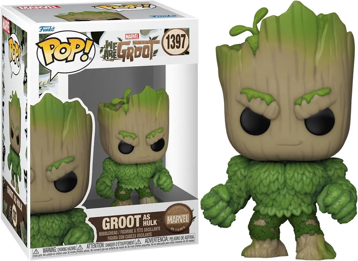 Funko Marvel We are Groot Groot as Hulk Vinyl Figuur 81338