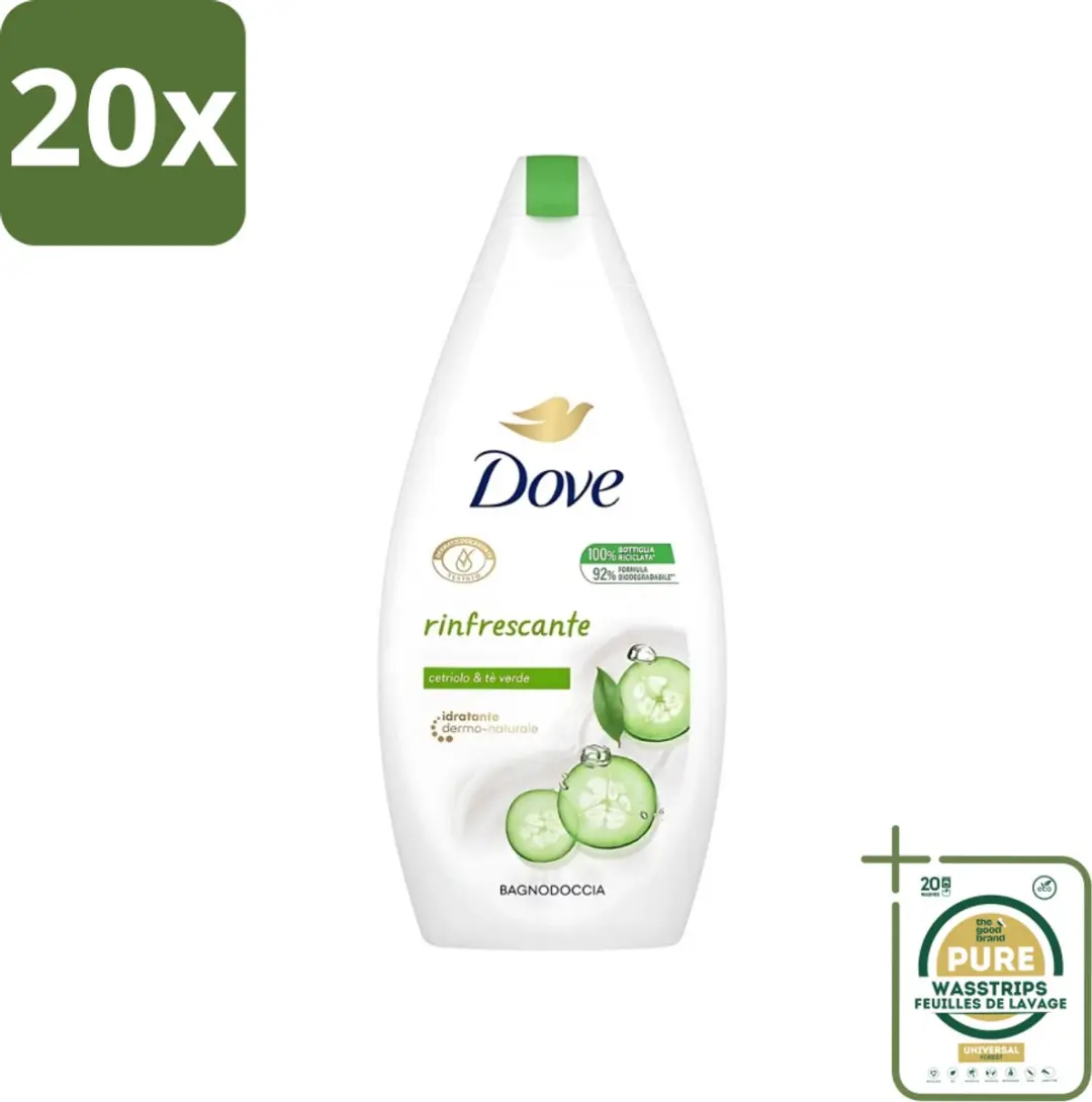 Dove Refreshing Douchegel Komkommer & Groene thee 400ml