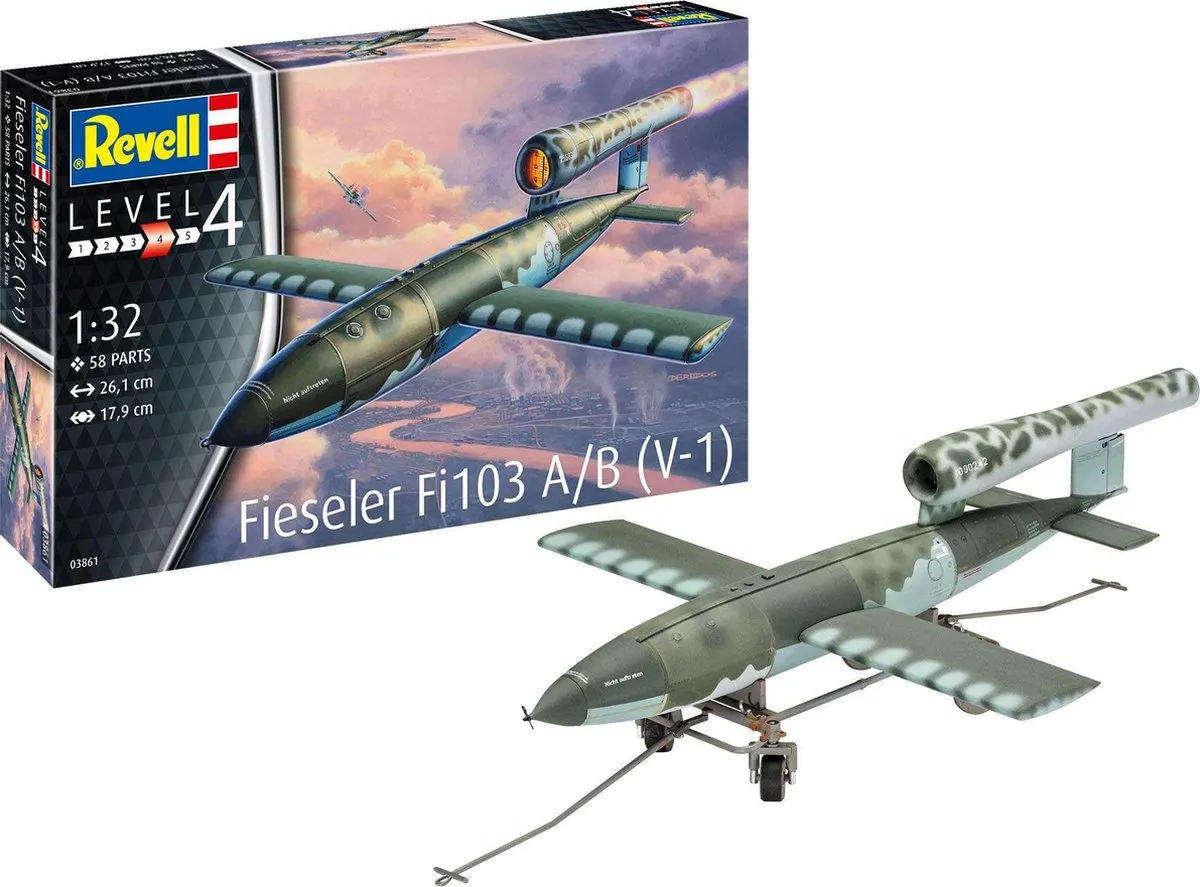 Revell 03861 Fieseler Fi 103 V-1 Modelbouwpakket - 1:32 - Multi