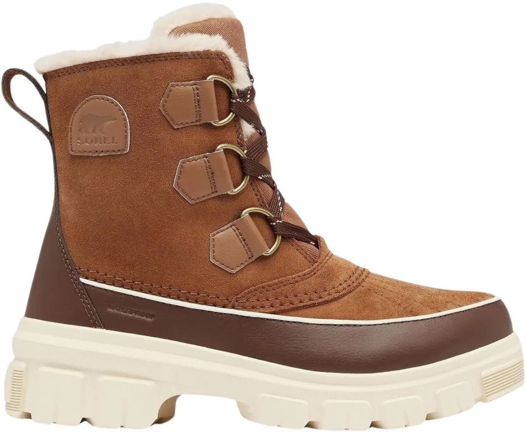 Sorel Torino V WP Boots Dames - 42 - Donkerbruin/Wit