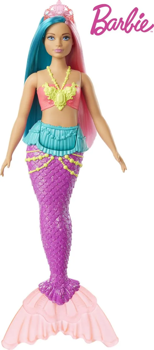 Barbie Dreamtopia Zeemeermin GJK11 - Meerkleurig