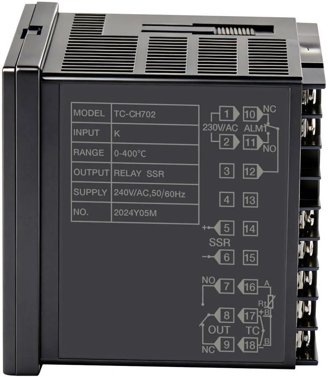 Tru Components TC-CH702 PID Temperatuurregelaar - SSR -200 tot 1820°C