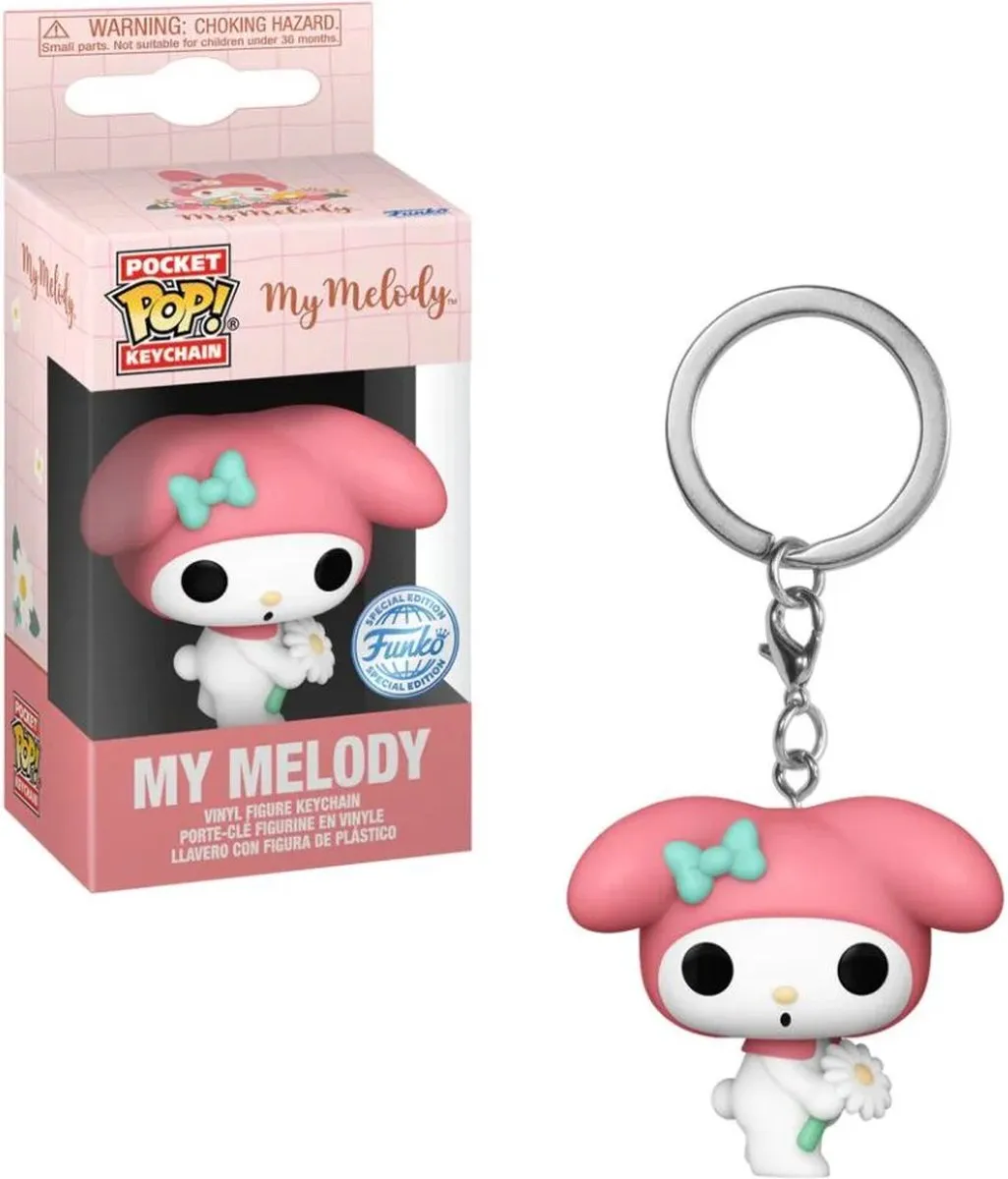 Funko Pocket Pop! Hello Kitty My Melody Keychain - Multi - afbeelding 2 van 2