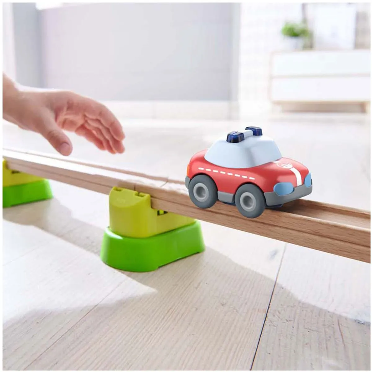 Haba Brandweerwagen Kullerbü 5,7cm - Rood