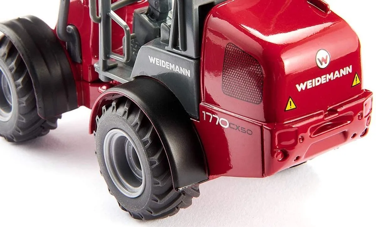 SIKU 3059 Weidemann Hoftrac Shovel 1:32 - Rood