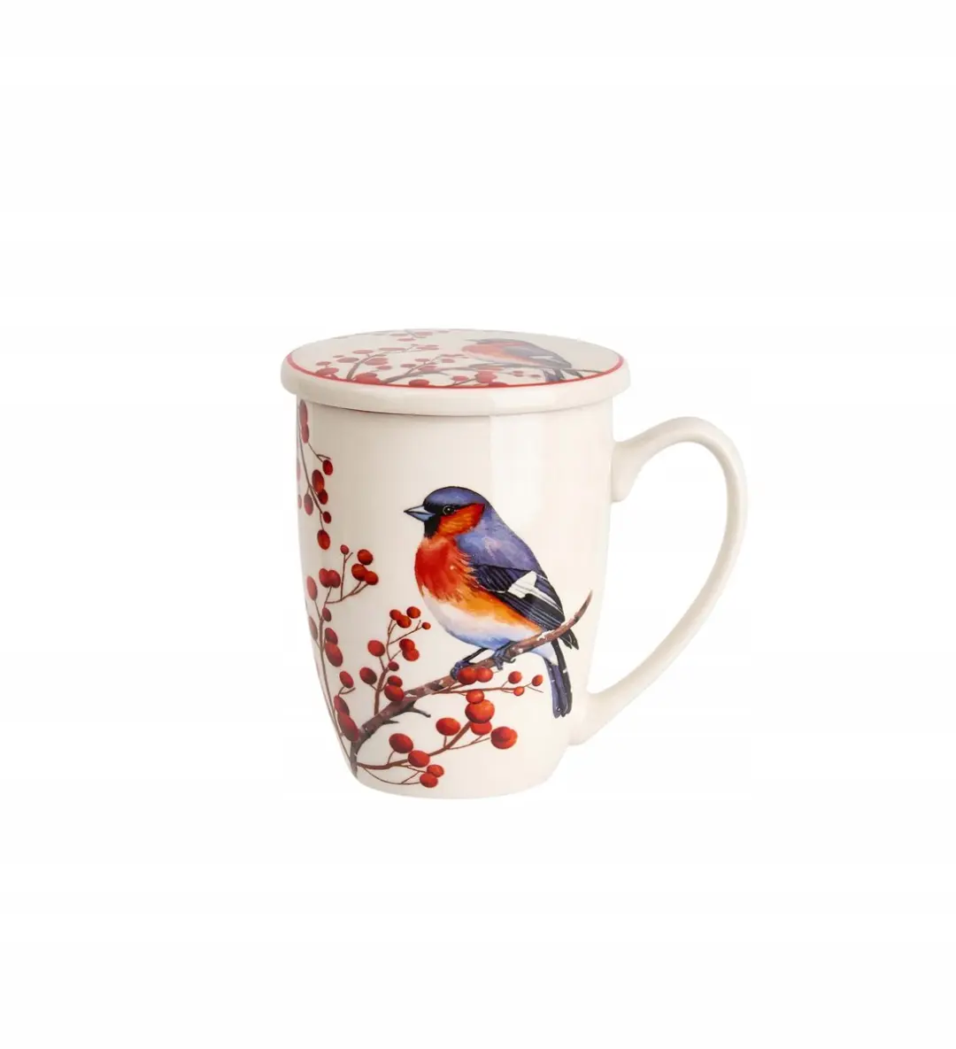 Duo Mok met Infuser CHRISTMAS BIRDS 3 - 360ml - Veelkleurig