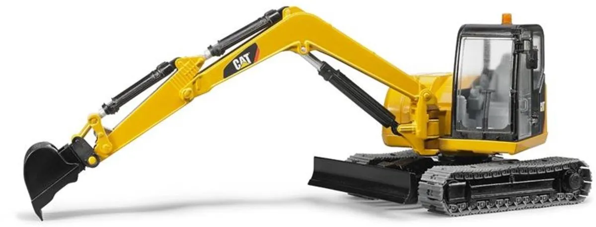 Bruder 2456 CAT Minibagger - Geel/Zwart