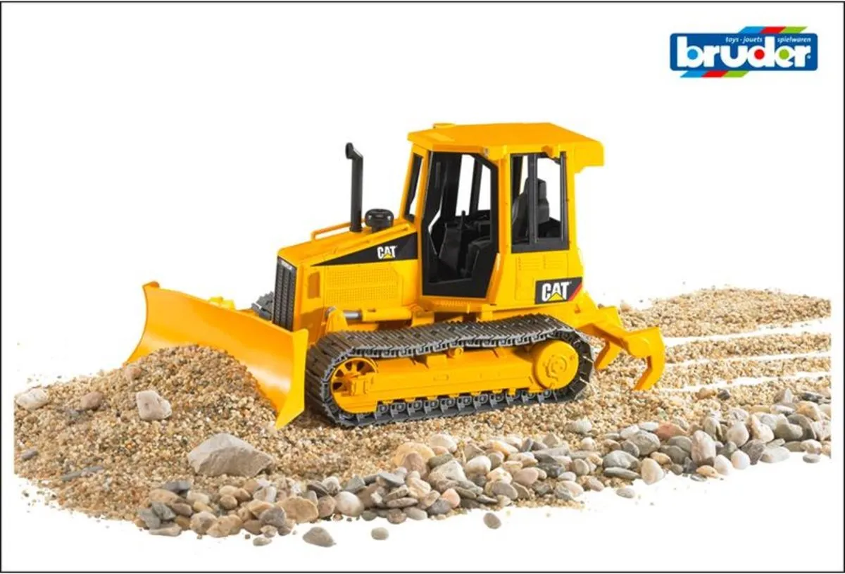 Bruder Caterpillar Rupsdozer 2443 - Geel