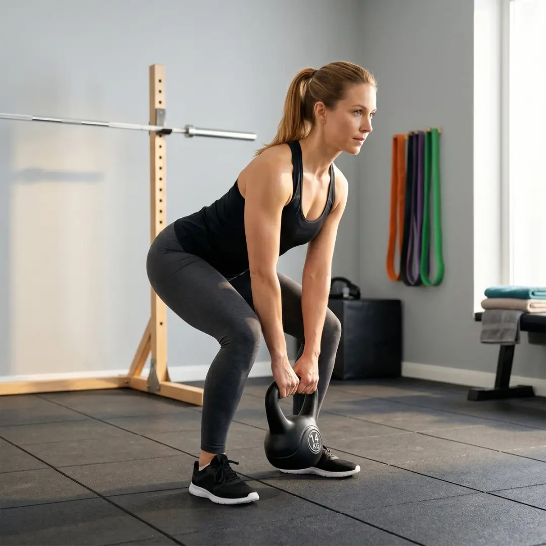 Homcom Kettlebell Kunststof - Zwart