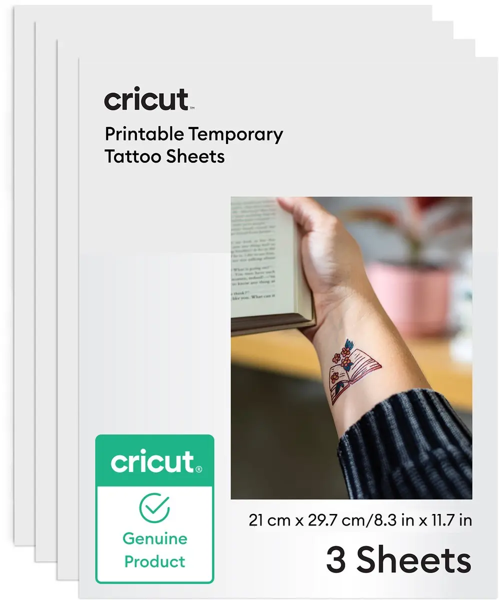 Cricut Printbare Vellen Tijdelijke Tatoeages A4