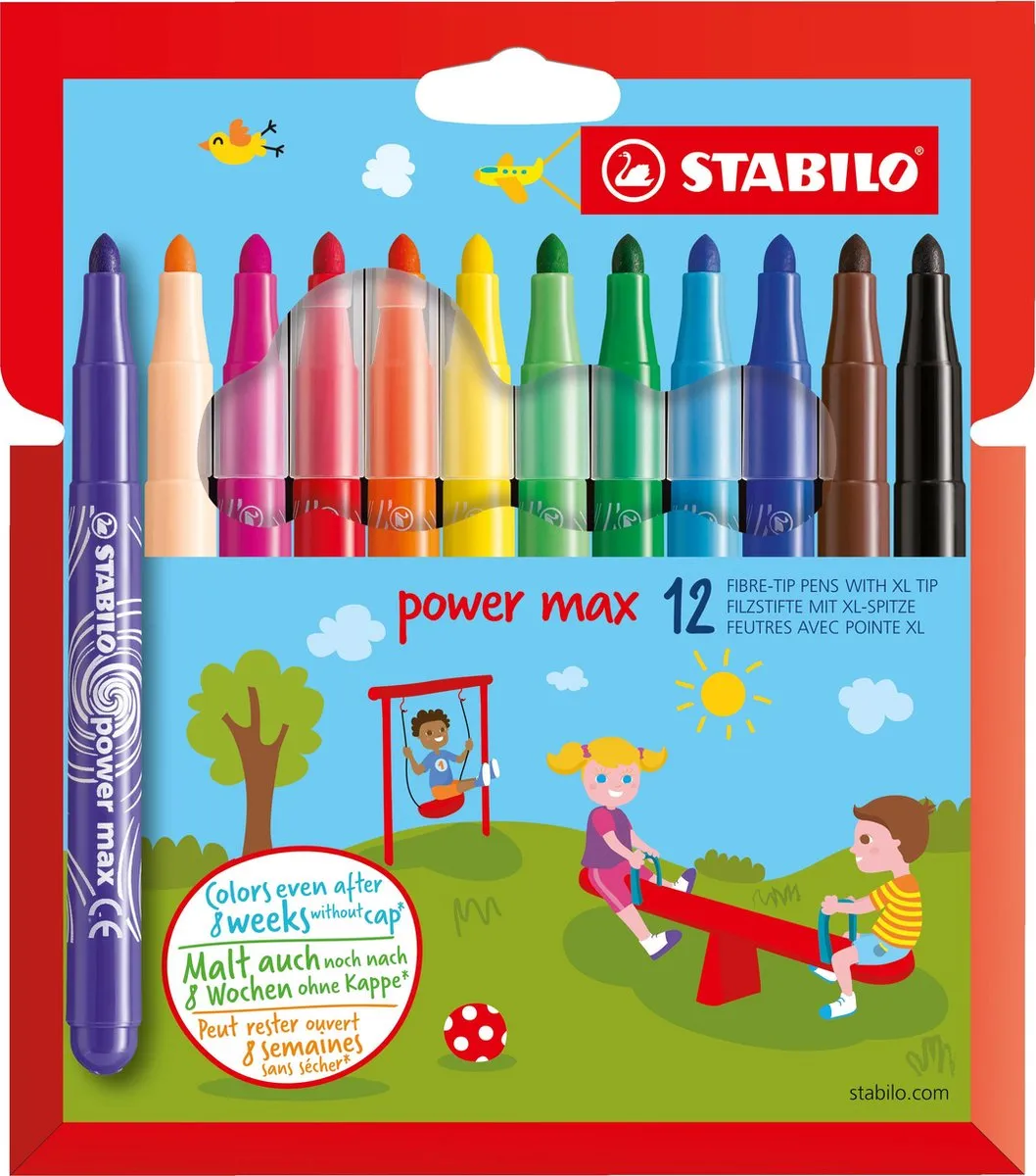 STABILO power max Viltstift 3,0mm