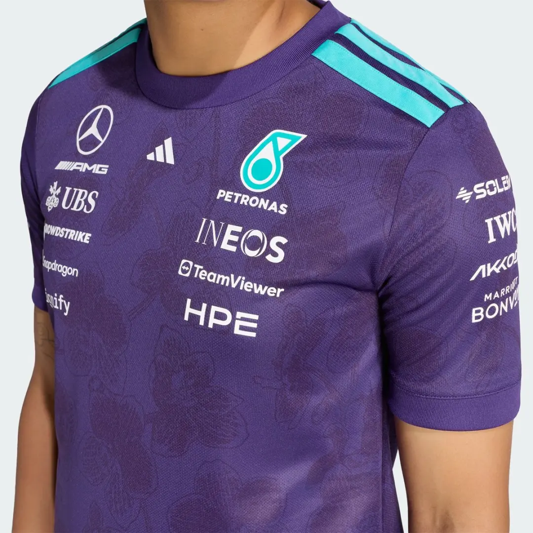 Adidas Performance Vanda Bloom Coureursshirt KV4289 - S - Paars - afbeelding 4 van 6