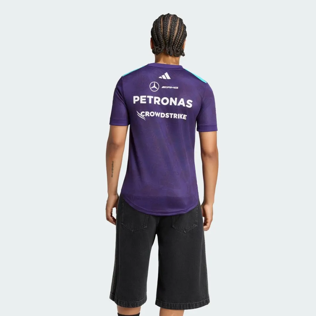 Adidas Performance Vanda Bloom Coureursshirt KV4289 - S - Paars - afbeelding 3 van 6