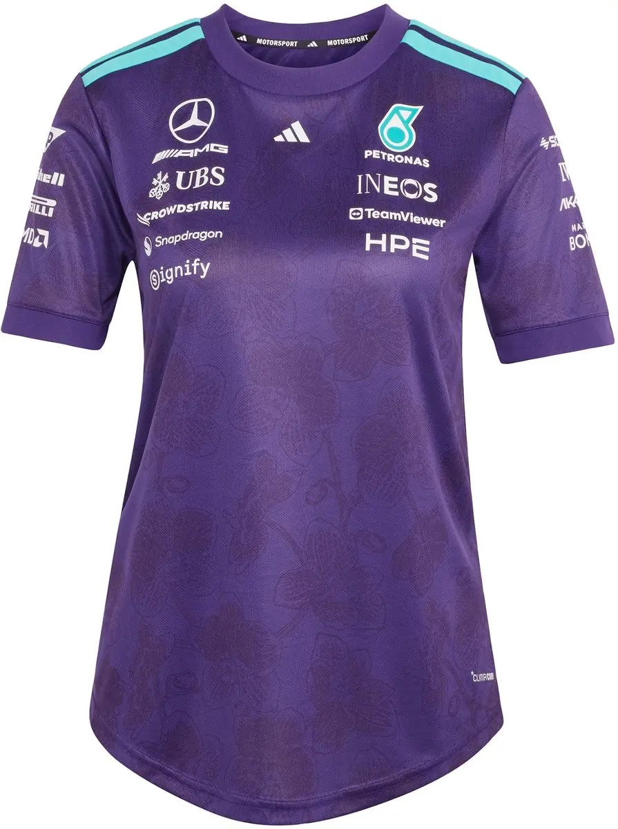 Adidas Performance Vanda Bloom Coureursshirt KV4289 - S - Paars - afbeelding 6 van 6