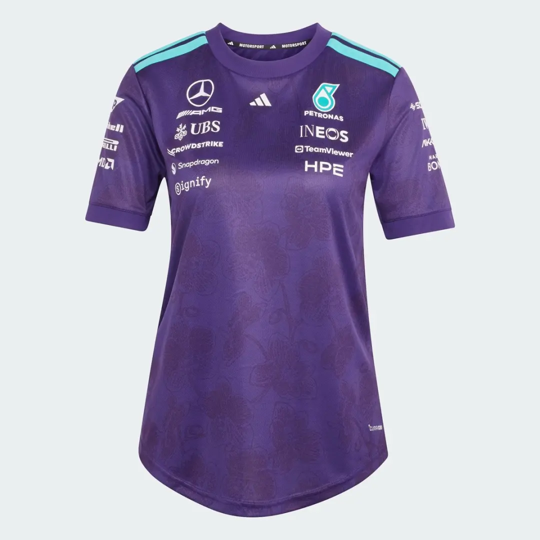 Adidas Performance Vanda Bloom Coureursshirt KV4289 - S - Paars - afbeelding 5 van 6