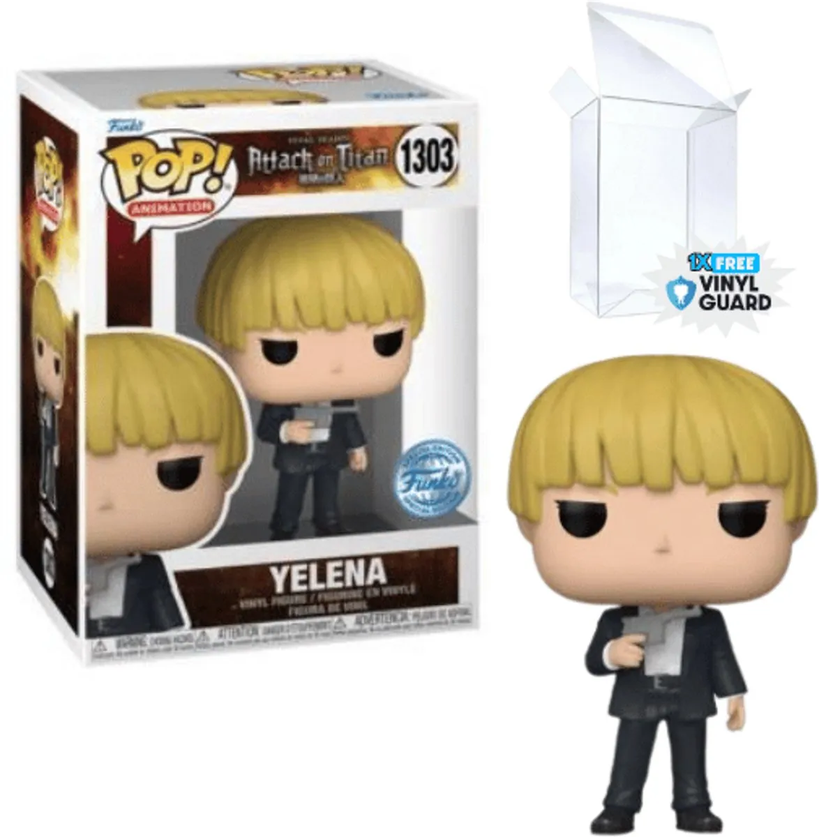 Funko Pop! Animation Attack on Titan Yelena Exclusive 1303 - Multi - afbeelding 2 van 2
