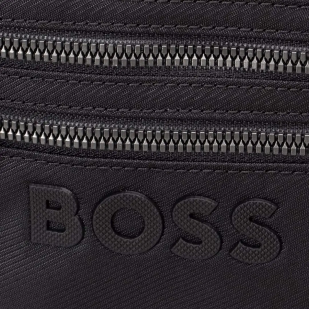 BOSS CATCH 3.0 FL.Zip Envelope - Zwart