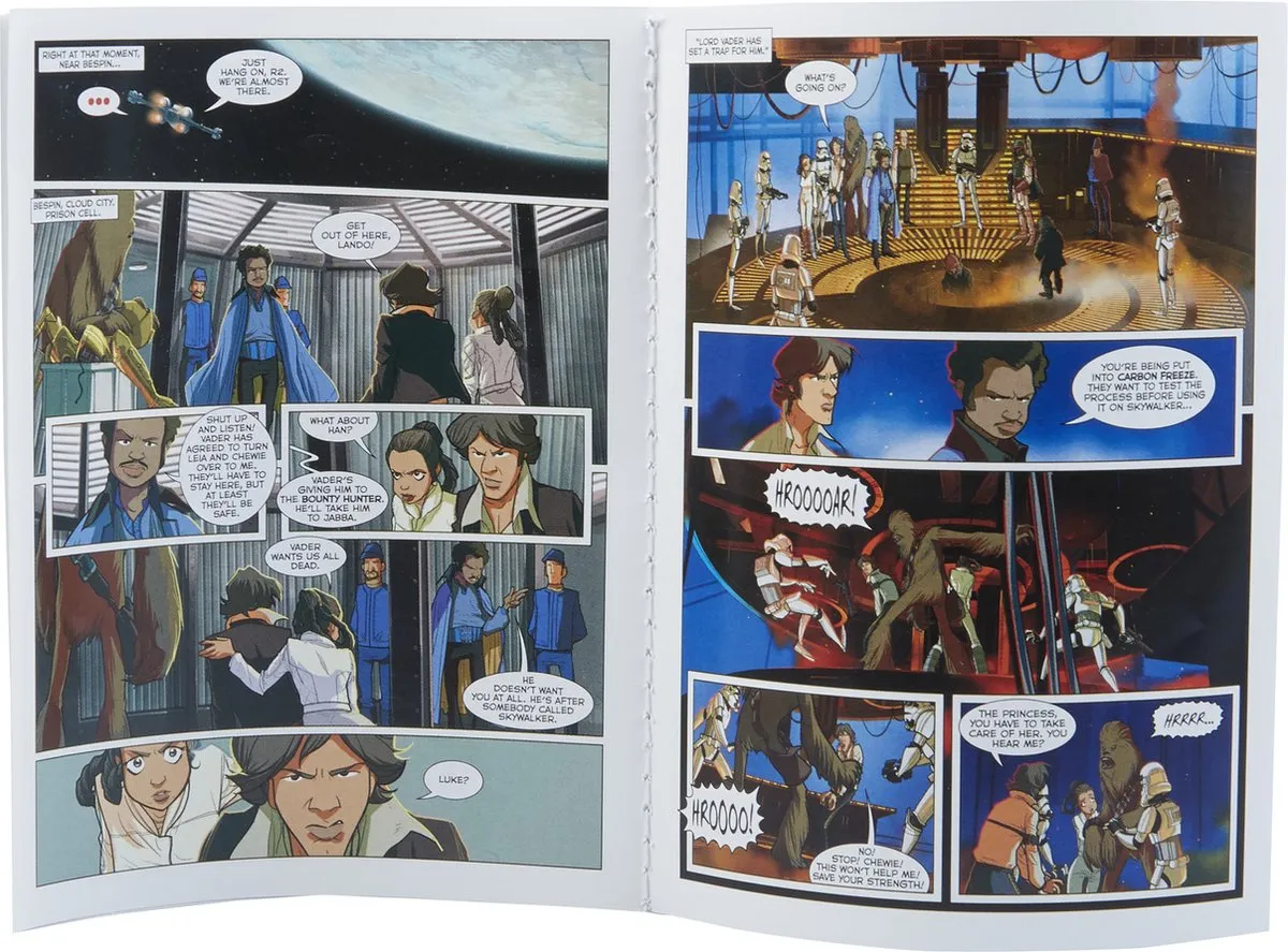 Star Wars Galaxy of Adventures Han Solo Mini Stripboek E5709EU4