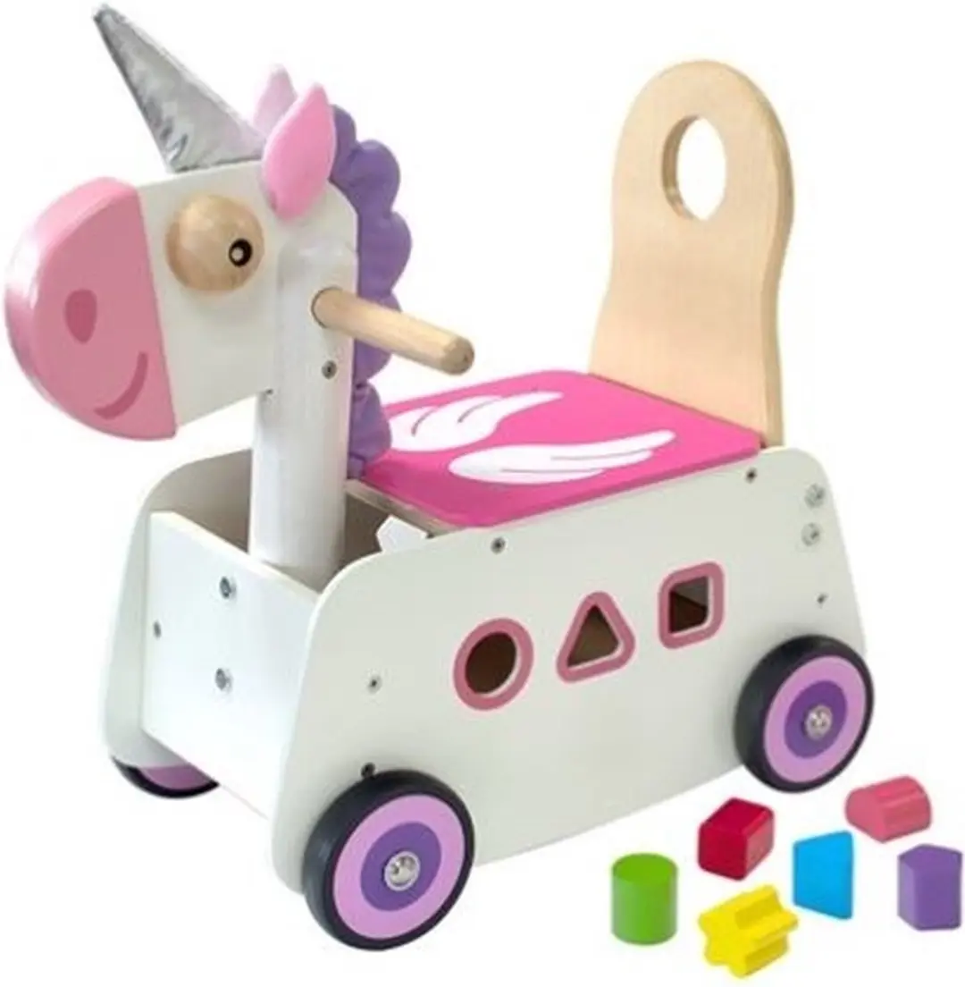 I'm Toy Loopwagen Eenhoorn Multicolor