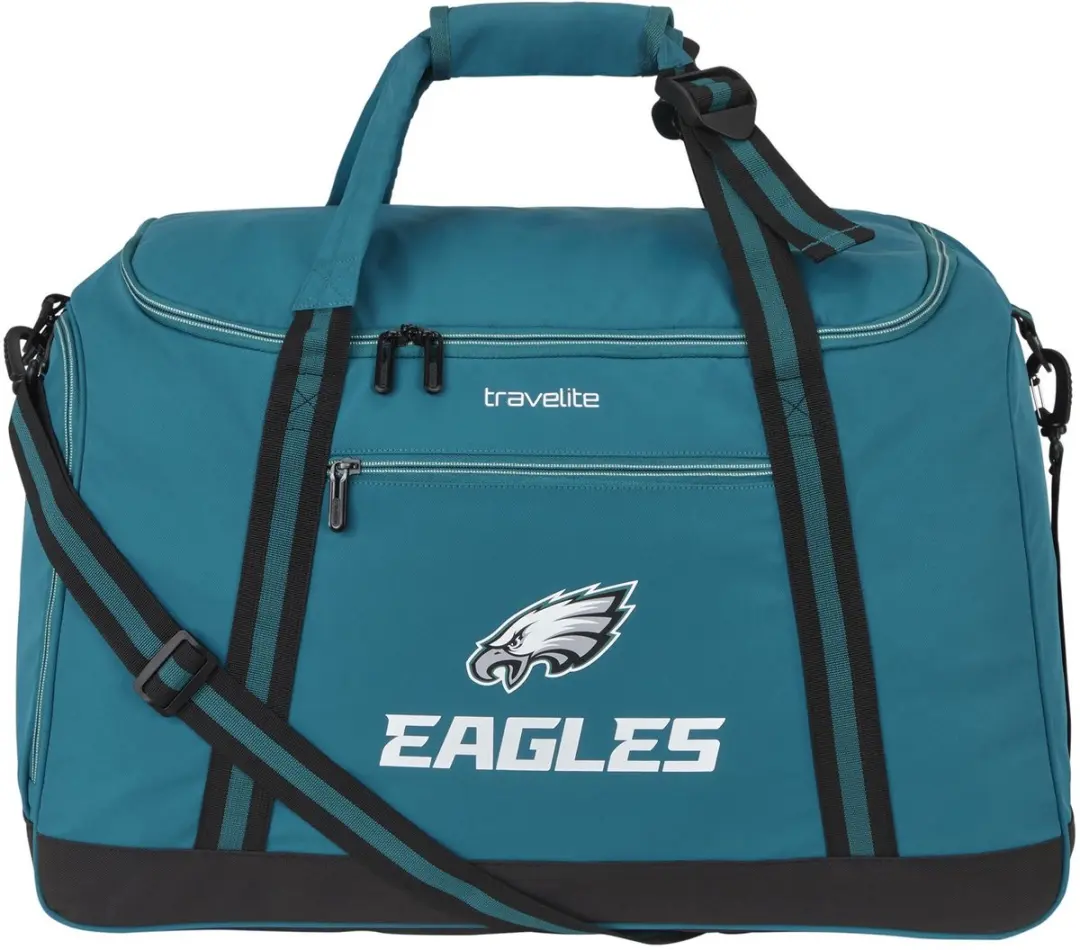 Travelite NFL Gymtas Philadelphia Eagles 41cm - Turquoise - afbeelding 6 van 6