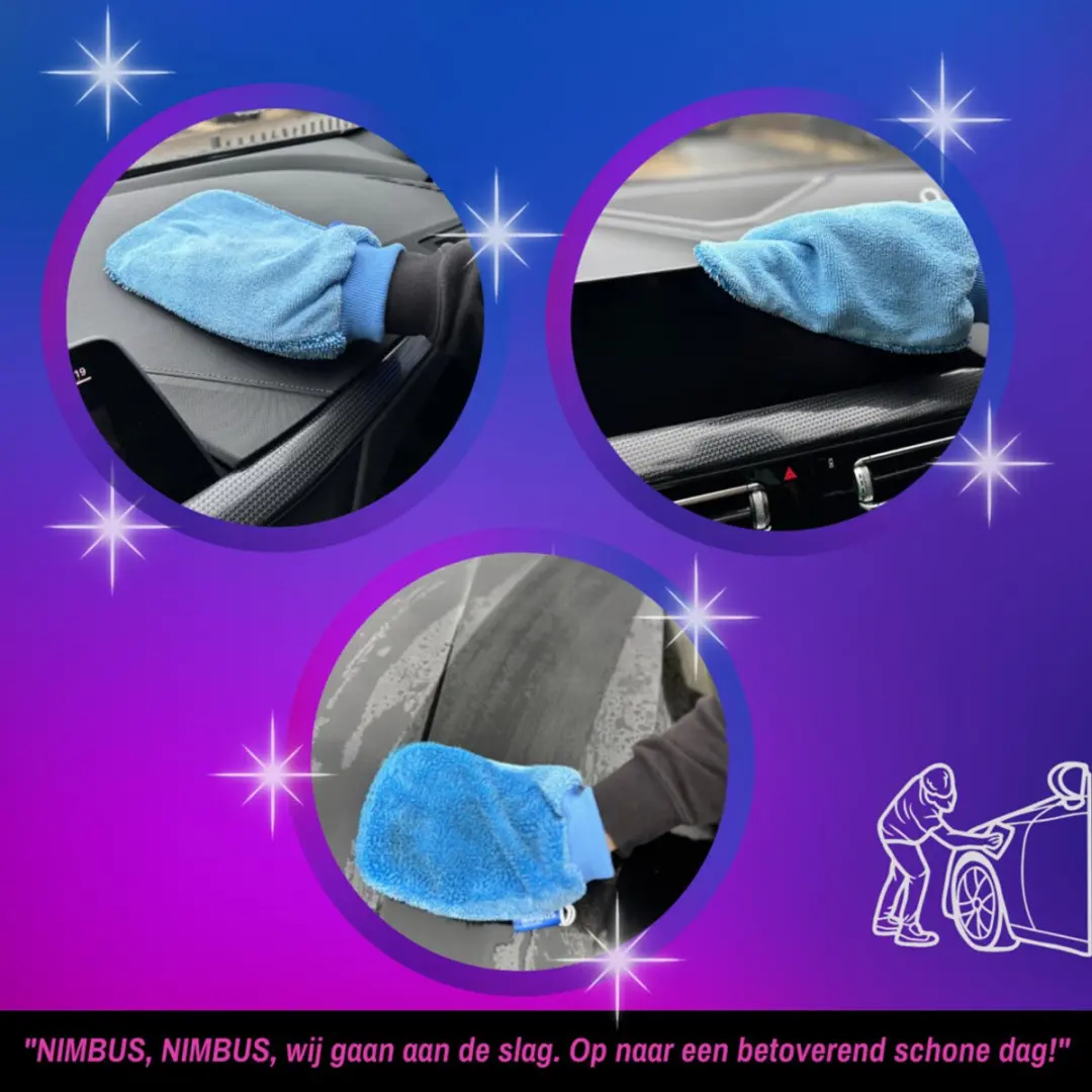 Nimbus Magic Schoonmaakhandschoenen - 20 Stuks - Blauw